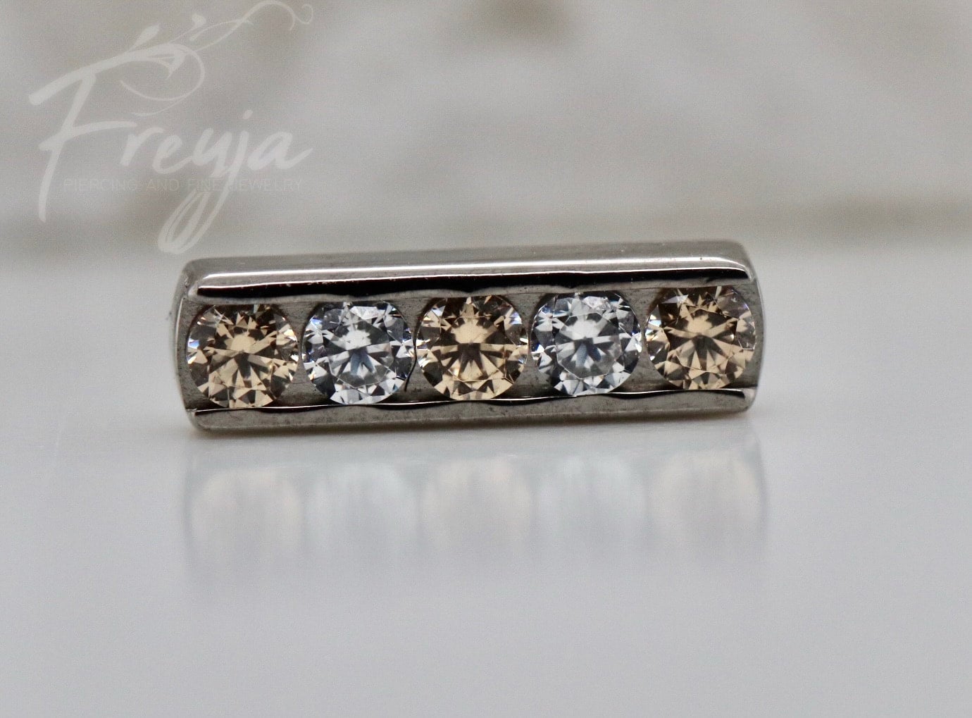 5 Channel Set Freyja Piercing Online Jewelry Store